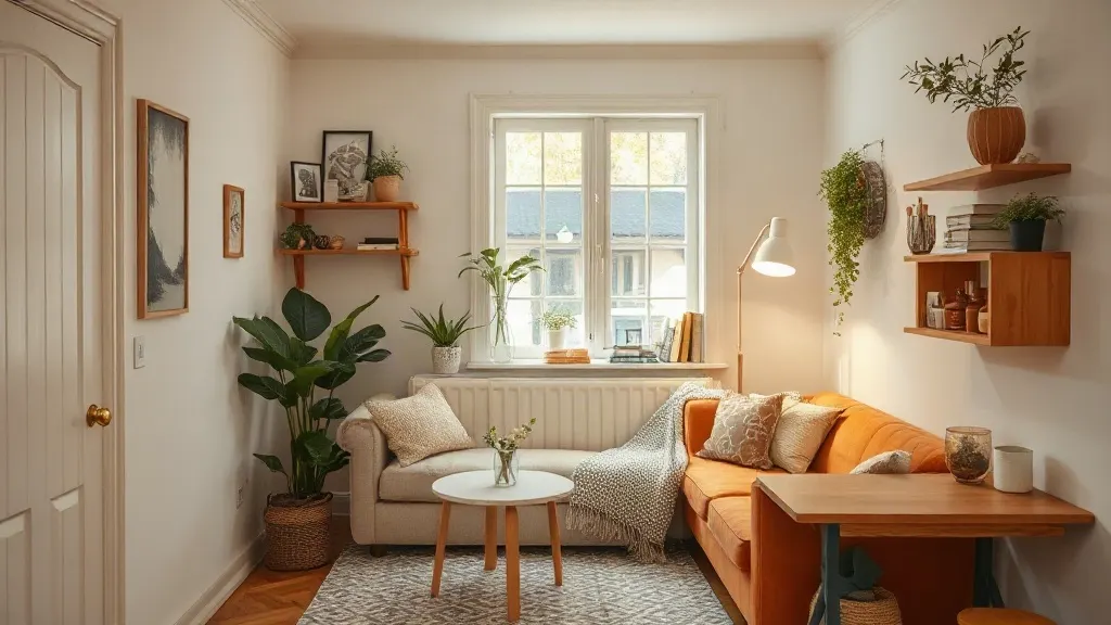 Rangement vertical dans une petite pièce
