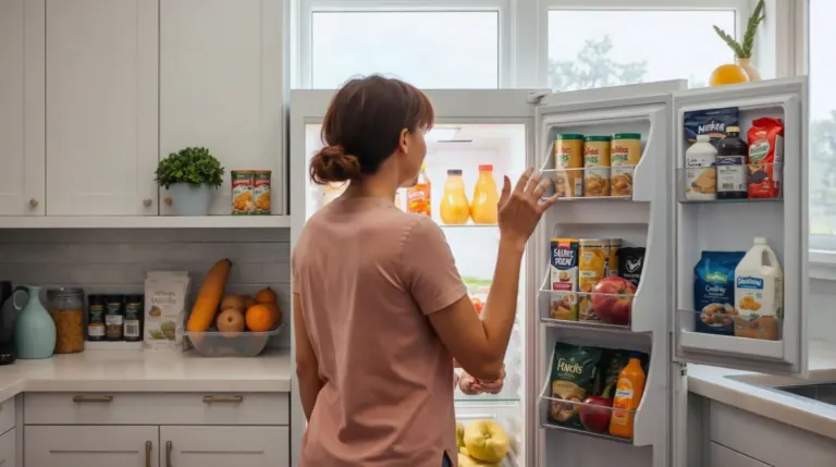 Intérieur d'un réfrigérateur qui ne refroidit plus