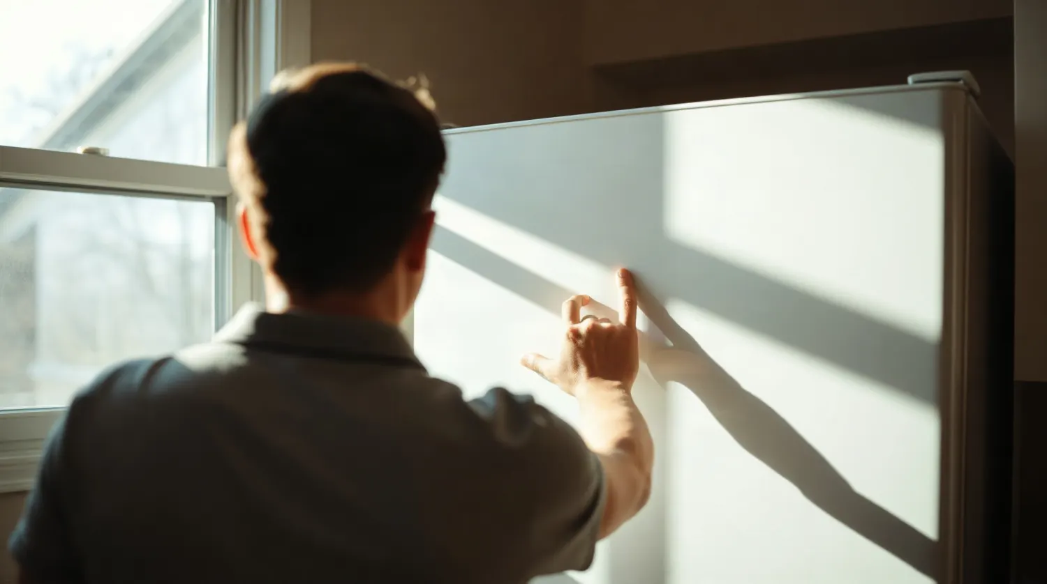 Vérification du joint de porte d'un réfrigérateur
